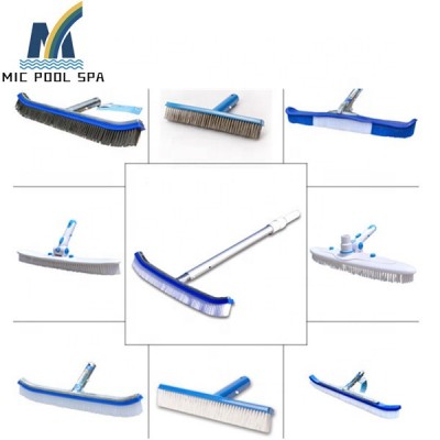 Swimming pool equipment pool wall brush